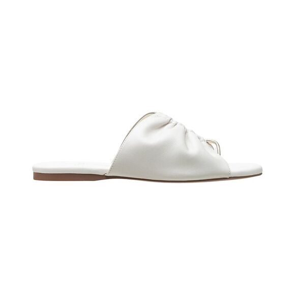 Linea Paolo Shoes - Linea Paolo Lane Leather Sandal, White